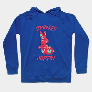 Springs hoppin Red Design Hoodie